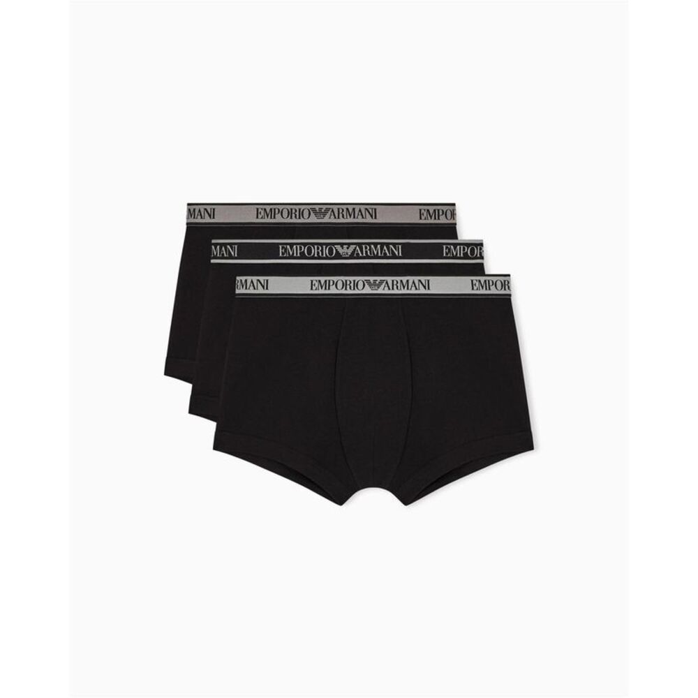 Emporio Armani Mens Core Logo Underwear (Pack of 3) / Black